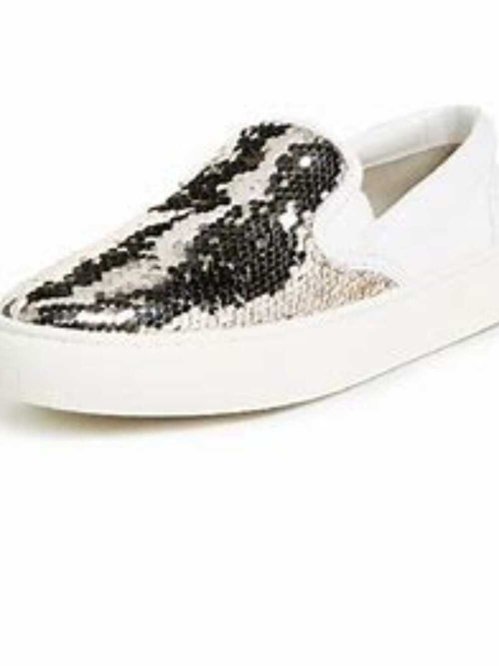 Tory Burch Carter Sequin Slip-On Sneaker Gold/White Women's